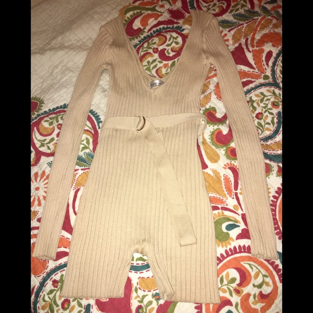 Tan Romper - Picture 2 of 2